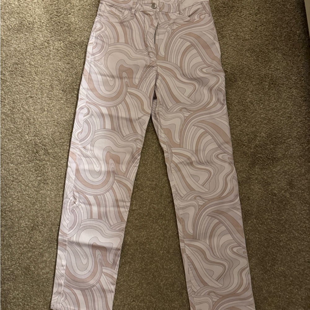 Stylish Women's Patterned Jeans